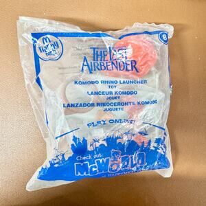 McDonalds Happy Meal Toy 2010 Avatar The Last Airbender Komdoo Rhino Launcher 3+